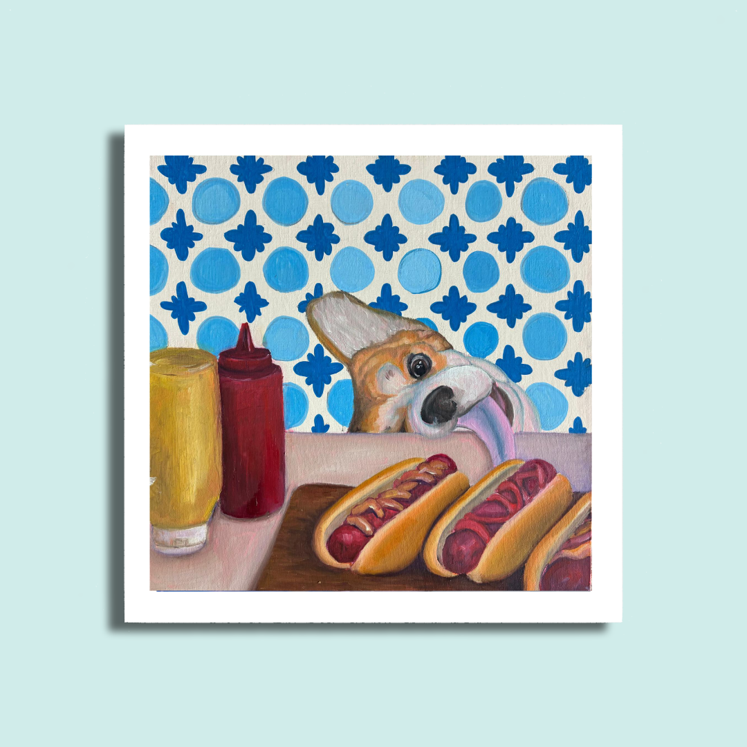"Well Hot Dog" Print